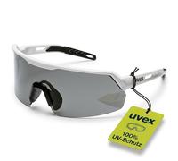 Uvex Ultrashield Lunettes de protection - Anti-rayures et anti-buée - Lunettes de travail sportives et à armatures avec protection UV 100 % - Antidérapantes et confortables