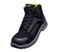 Chaussures de sécurité uvex 2 trend S3S bottes à lacets noir/jaune 41