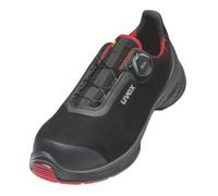 chaussures basses uvex 1 G2 S3 noir, rouge largeur 12 Gr. 51