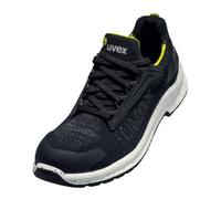uvex 2 trend, chaussure de sécurité S1PS, modèle mi-chaussure, noir/jaune, taille 48