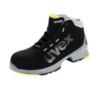 Uvex 1 Botte S2 85458 Noir, Jaune (85458) 46 (Weite 11)