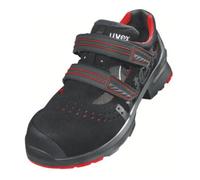 Uvex 1 Sandales S1P 85362 Noir, Rouge (85362) 46 (Weite 10)