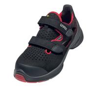 sandales uvex 1 G2 S1P noir, rouge largeur 11 Gr. 35