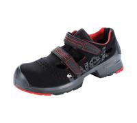 sandales uvex 1 S1P noir, rouge largeur 11 Gr. 40