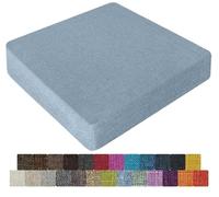 UWOBTN Galette de Chaise en Mousse Mémoire de Forme - 40x40, 45x45, 50x50cm - Coussin Déhoussable Lavable, Antidérapant - pour Intérieur/Extérieur, Jardin, Bureau, Voiture(Colour16,50x50x15cm)