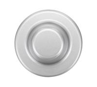uxcell Cache-trou mural autocollant en ABS Argenté 80 mm | Rosace décorative pour tuyau de douche, couvercle de robinet pour salle de bain, cuisine, toilettes, climatiseur