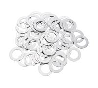 uxcell Lot de 100 rondelles plates M12, 12 x 20 x 0,8 mm en acier inoxydable 304 épais pour vis, boulon, automobile, machines industrielles