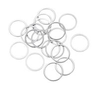 uxcell Lot de 20 rondelles plates M16, 16 x 20 x 0,8 mm en acier inoxydable 304 épais pour vis, boulon, automobile, machines industrielles