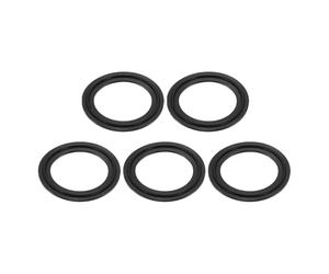 uxcell Lot de 5 joints toriques en caoutchouc FKM Tri-Clamp 3,5 cm Tri-Clover pour virole de type tuyau sanitaire, brasserie, nourriture, systèmes de tuyauterie