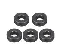 uxcell Lot de 5 rondelles plates en acier au carbone M12, 13 x 28 x 10 mm, noir oxydé de grade 8.8, fixations ultra épaisses pour l'industrie mécanique, automobile