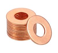 uxcell Lot de 80 rondelles plates en cuivre 8 mm x 18 mm x 1 mm pour boulon