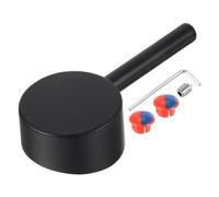 uxcell Poignée de robinet à levier unique pour cartouche de 40 mm, poignée de robinet de rechange en alliage de zinc pour cuisine, salle de bain, douche, 10,9 x 4,6 cm, noir