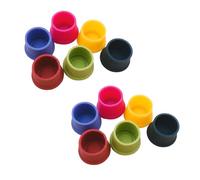 Uxsjakjsd Bouchon de Vin en Silicone Réutilisable, Robuste et, Bonne Étanchéité, Garde Le Bouchon de Bouteille de Vin Frais, Bouchon de Bouteille D'Assaisonnement