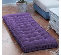 uyeoco Coussin de Banc Exterieur/intérieur 100x40/120x40/150x50/180x55cm Banc Assise Coussin 8cm Jardin Coussin D'assise Epais Coussin de Sol Canapé pour Maison Patio Balançoire(Violet,175x55cm)