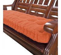 uyeoco Coussin de Banc Exterieur intérieur 100x40/140x40/150x50/180x55cm Banc Assise Coussin 8-10cm Jardin Coussin D'assise Epais Coussin de Sol Canapé pour Maison Balançoire(#6,50x100cm/20x40in)