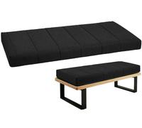 uyeoco Coussin de Banc sur Mesure Interieur/Exterieur 120x40 180x40 120x30 90x50 Coussin de Banquette Dehoussable pour Salon ou Balançoire de Jardin,Balcon,Terrasse et Palette(Y14,40x120x4cm)