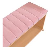 uyeoco Coussin de Banc sur Mesure Interieur/Exterieur 120x40 180x40 120x30 90x50 Coussin de Banquette Dehoussable pour Salon ou Balançoire de Jardin,Balcon,Terrasse et Palette(Rose,60x30x5cm)