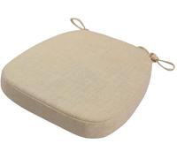 uyeoco Coussin De Chaise avec Attaches 40x38/43x40/43x42cm Galettes de Chaise Cuisine Lavable Dehoussable Coussins de Siège pour Intérieur et Extérieur,Bureau,Salle à Manger,Jardin(#18,43X42X33X5cm)