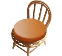 uyeoco Coussin de Siège Extérieur Ronde Imperméable 30/35/40cm Galettes de Chaise Déhoussable Coussin de Chaise Mémoire De Forme pour Patio/Bistro/Terrasse/Jardin/Cuisine/Bureau(Color 12,30x30cm)