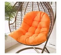 uyeoco Coussin Fauteuil Suspendu Oeuf Épais 100x80cm - Coussin de Siège Confortable pour Chaise Balancelle, Hamac ou Jardin Extérieur(Orange)