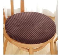 uyeoco Coussin/Galette de Chaise Ronde - Antidérapants avec Fermeture Coussins de Siège Rond Exterieur/Intérieur Coussin D'assise Rond Jardin, Cuisine, Bureau, Salle à Manger(Color 5,35CM/14in)