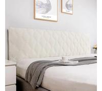 uyeoco Etirable Housse de tête de lit rembourrée en coton épais et résistant à la poussière Couleur : beige, taille : 190 cm