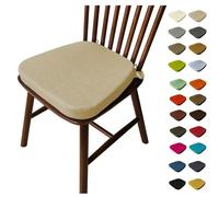 uyeoco Galette De Chaise avec Attaches, 3/5/8 Epaisseur 40x38/43x40/43x42cm Coussin de Siège Lavable, Antidérapant, Galette De Chaise Dehoussable D'Interieur/Exterieur(E6,43X40X35*8cm)