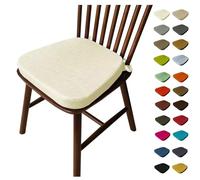 uyeoco Galette De Chaise avec Attaches, 3/5/8 Epaisseur 40x38/43x40/43x42cm Coussin de Siège Lavable, Antidérapant, Galette De Chaise Dehoussable D'Interieur/Exterieur(E3,43X40X35*5cm)
