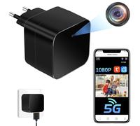 UYIKOO Caméra Espion WiFi 5G, Mini Camera Cachée Chargeur USB sans Fil | Détection de Mouvement, Application Tuyasmart, Surveillance Discrète, Contrôle à Distance, Full HD 1080P