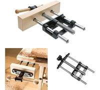 uyoyous Étau de 255 mm - Pour travaux de menuiserie - Pince de serrage - Pour table de travail - Mâchoires de serrage pour établi (bois non inclus)