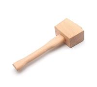UYST Maillet de menuisier en Bois Marteau PoignéE Outil Menuiserie à Hêtre Frappe Inclinée Pour Bricolage Travail Du 245 mm
