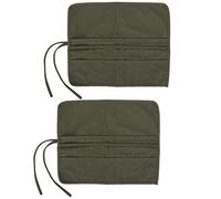 UYSTDMXKA Porte-pinceaux en Toile, étui à pinceaux en Rouleau d'artiste, Sac de Rangement pour stylos à Huile de Gouache en Toile Durable avec Porte-Stylo intégré, Grande capacité pour 22
