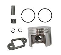 UYTGFO Kit de joint de silencieux for tronçonneuse MS180 018 MS 180, pièce de rechange 1130 030 2004, segment de Piston, roulement de 38mm, broche de 10mm