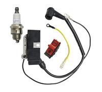UYTGFO Kit de prise de commutateur d'arrêt magnétique, bobine d'allumage de tronçonneuse adaptée à Jonsered CS2255 2186 2188 2063 2065 2071 2165 2171 CS2135 CS2138