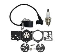 UYTGFO Kit de réparation de carburateur, bougie d'allumage adaptée for 015 015AV 015L, scie à chaîne, pièce de rechange, bobine d'allumage