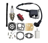 UYTGFO Kit de réparation de carburateur, ligne de filtre à carburant adapté for 266 268 272, tronçonneuse remplacer la pièce de rechange, bobine d'allumage, interrupteur d'arrêt