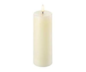Uyuni Lighting Bougie LED Pillar Ivoire 5,8 x 15 cm