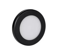 UYZSWTHPC LED Downlight Mini 220 V 3 W 5 W 7 W panneau monté en Surface Spot 3 couleurs 12 V Ultra mince intérieur cuisine vitrine armoire(Black,NATURAL WHITE-AC220V-5 W)