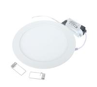 UYZSWTHPC Panneau LED Ultra mince Downlight 3W 6W 9W 12W15W 25W LED ronde plafonnier encastré AC85-265V panneau LED lampes à intensité variable(White,3w)