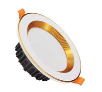 UYZSWTHPC Plafonnier Led encastrable au design moderne, luminaire décoratif de plafond, en aluminium, haute luminosité, 7/10/12W, variable(White,10W Dimma ble)
