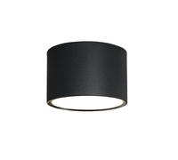 UYZSWTHPC Plafonnier LED étanche IP65, spot adapté à la salle de bains, cuisine, couloir, balcon, éclairage extérieur 8W ac 110V/220V(3000K,Black)