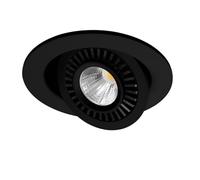 UYZSWTHPC Plafonniers encastrés Dimmable Led Downlight lampe Cob plafonnier 5w 7w 10w 12w 85-265v for cuisine chambre maison(Black,Natural White)