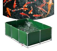 UZAMIRLEX Revêtement en Toile for étang à Poissons en PVC avec Support