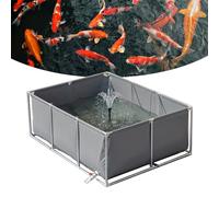 UZAMIRLEX Revêtement en Toile for étang à Poissons en PVC avec Support