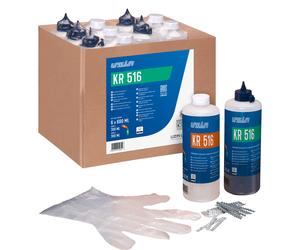 UZIN KR 516 2-K Silikatharz Kleben von Winkelschienen, Nagelleisten 2 x 300 ml