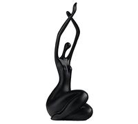 Uziqueif Statuette de Yoga Sculptures décoratives de méditation en résine - Décoration de Bureau pour la Maison ou Le Bureau