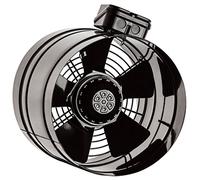 Uzman-Versand 200 mm Tube Ventilateur, axial pour chaudière Canal Canaux Ventilateurs Extracteur Moteur aspiration insufflation aspiration ventilation