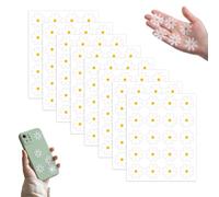 UZYXC 160 Autocollants Marguerites - Petits, pour Scrapbooking, Téléphone, Ordinateur, Emballage Cadeau, DIY, Déco Été, Mariage, pour Créatifs, Enfants, Filles