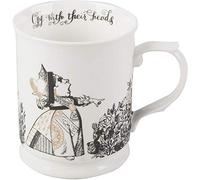 V&A V andA Tasse Alice au pays des merveilles avec motif Reine de cœurs en porcelaine fine Blanc 400 ml