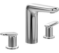 V&B Mélangeur lavabo 3 trous ANTAO sortie fixe, avec vidage push-open, chromé